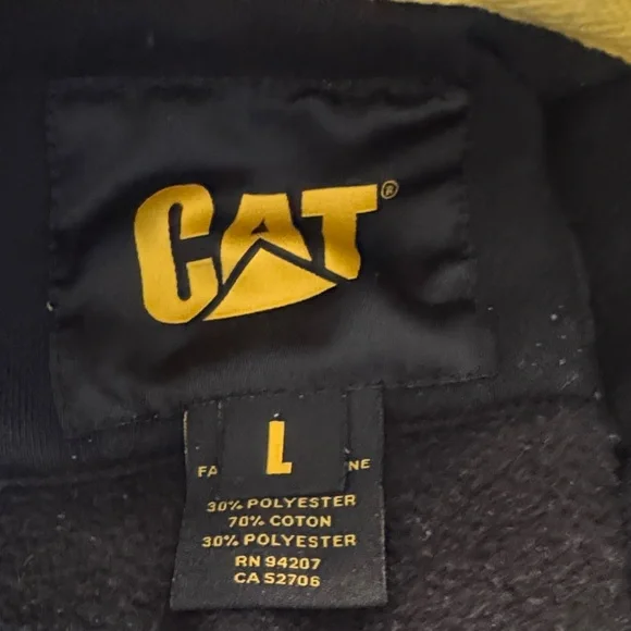 Black and Gold Men's Hoodie - Picture 4 of 4